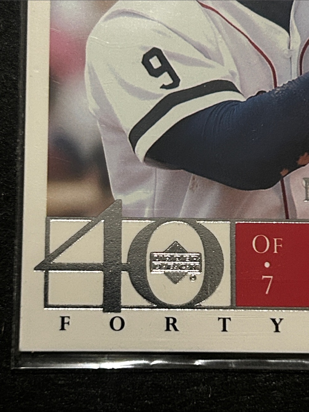 2003 Upper Deck Forty Man Trot Nixon base set card #212 Boston Redsox - Picture 4 of 4